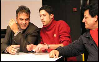 soirée avec K. Quzmar, St-Etienne, déc.2003 © mpv - 28.5 ko soirée avec K. Quzmar, St-Etienne, déc.2003 © mpv - 28.5 ko